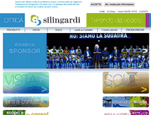 Tablet Screenshot of otticasilingardi.it
